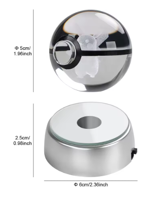 3D LED Crystal Ball