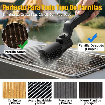 Cepillo eléctrico para la parrilla 360º