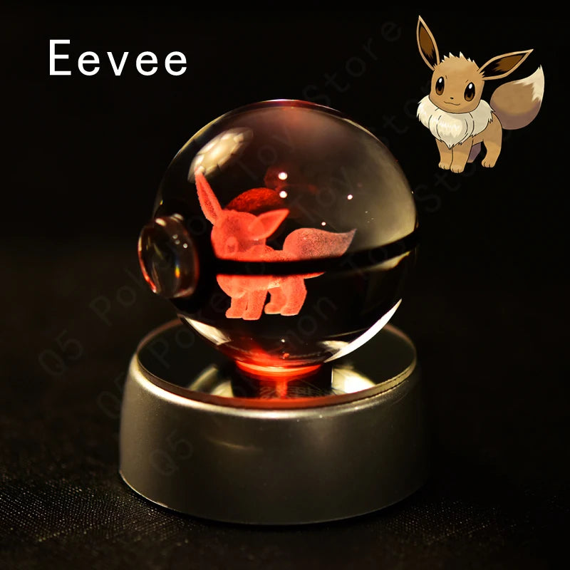 Balls de cristal led 3D