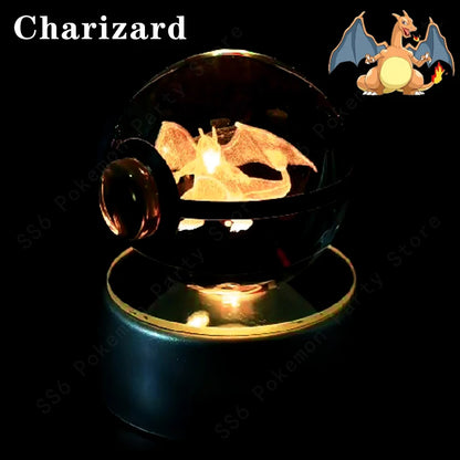 Balls de cristal led 3D
