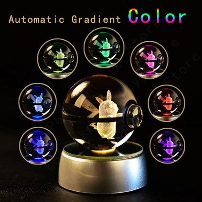 Balls de cristal led 3D